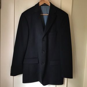 Hugo Boss black cashmere jacket size 38 R